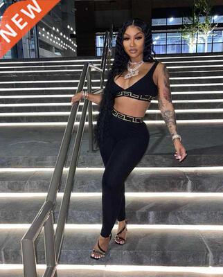 Ethika 2020 Summer Hip Pop High Street 2-Pieces print Slim S