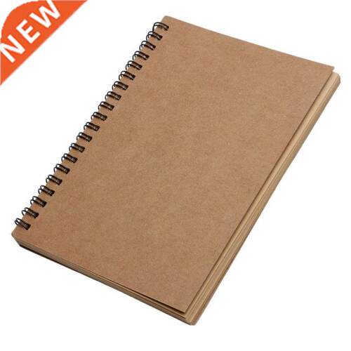 Reeves Retro Spiral Bound Coil Sketch Book Blank Notebook Kr