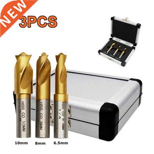 Proster 3Pcs/set 6/8/10mm HSS CO Spot-Weld Cobalt Spot Weldi