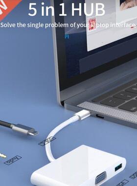 USB Hub Multifunctional Hub Type-C Dock PP5A 5 In 1 5-in-1 D