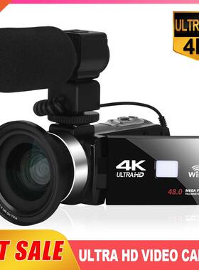 KOMERY 4K Video Camera 48MP 18X Digital Zoom Cameras Vloggin