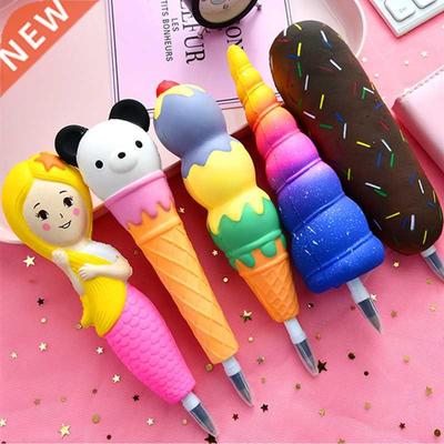 New Squishy Antisress Toys Ice Cream Hot Dog Dinosaur Slow R