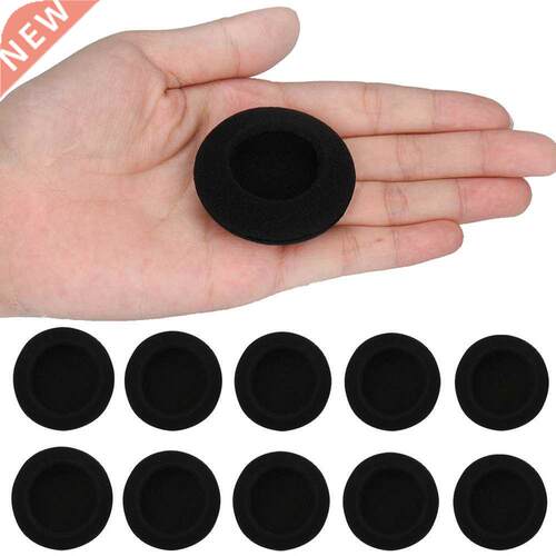 10 pcs 45mm Foam Pads Ear Pad Sponge Earpads Headphone Cover