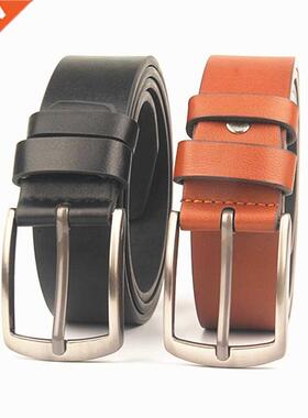 New Retro men's belt classic rectangular pin buckle fashion