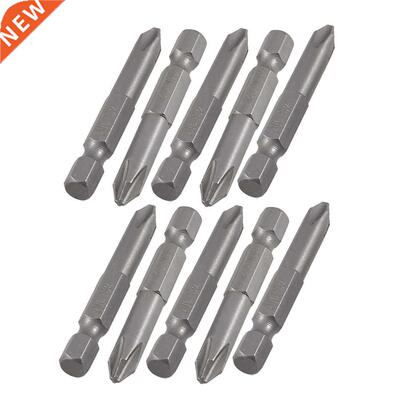 10 Pcs Crosshead PH2 Power Driver Bits