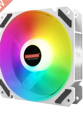 COOLMOON 120mm Quiet Control Cooling Fan 4Pin PWM 5V 3Pin