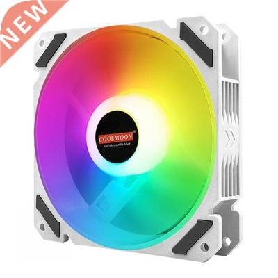 COOLMOON 120mm Quiet Control Cooling Fan 4Pin PWM 5V 3Pin