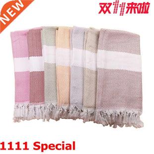 Cotton fringe beach towel Turkish children's bath towels浴巾