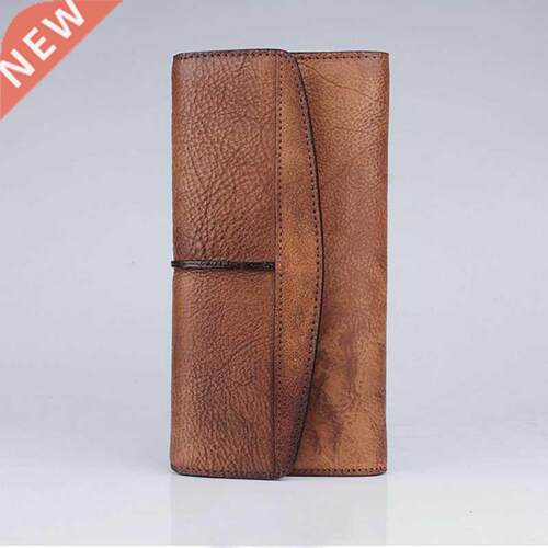 Vintage Women Leather Wallet Short Slim Male Purses Money Cr