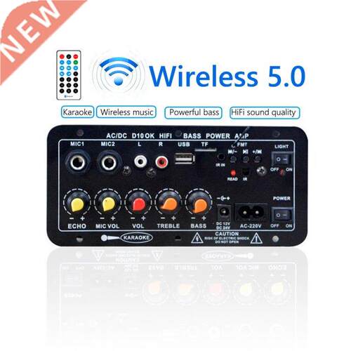 AC 220V 12v 24v Digital Bluetooth Stereo Amplifier Board Sub