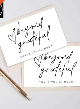 white Thnk You Crd Lbels With Beyond Grteful Crd For Su