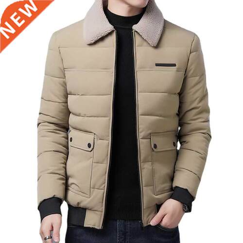 2022 Men Thicken Warm Jackets Streetwear Hip Hop All-match L