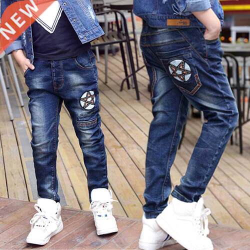 IENENS Kids Boys Jeans Classic Cowboy Pants Children Denim C