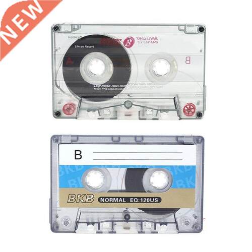 2Pcs 60 Minutes Standard Cassette Blank Tape Player Empty Ma