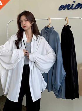 Spring Summer 2021 Women irt Oversize Elegant Blouses for