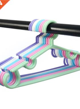 10Pcs/Set Portable Children Clothes Hanger Toddler Baby Coat