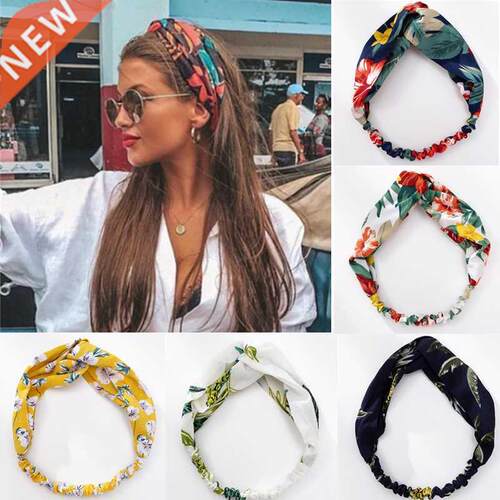 Fashion Women Girls Summer Bohemian Hair Bands Print Headban