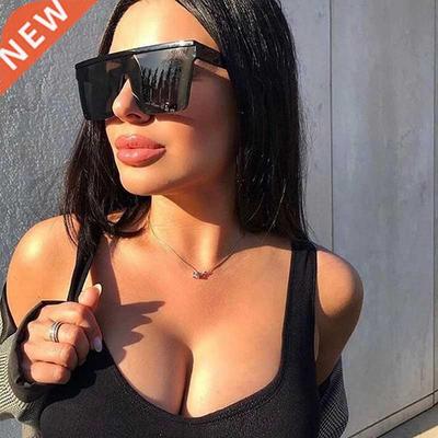 New Fashion Luxury Brand Square Sunglasses Women Vintage Ove