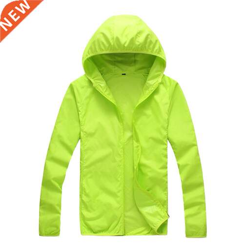Quick Dry Skin Coat Sunscreen Waterproof UV Women thin Army