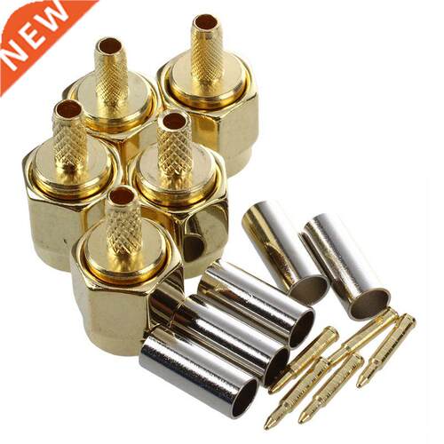 5Pcs SMA Male Plug Straight Crimp RG16 RG174 Rf Adapter Con