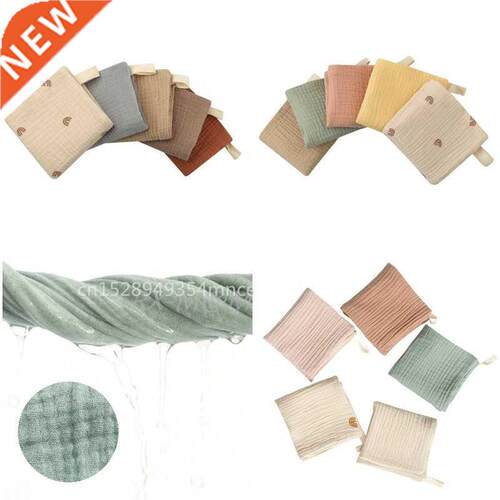 5 Pcs Towel Baby Face cloth Baby Bath Towel Handkerchief Cot