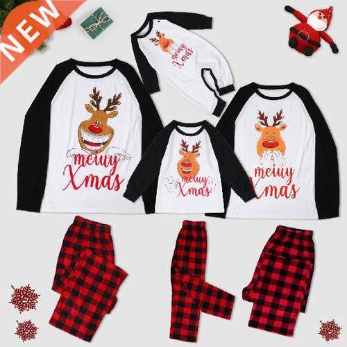 Xmas Family Matching Outfits Matching Family Pajamas Sets