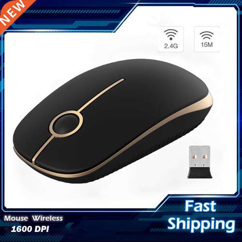 Jelly Comb 2.4G Slim Mouse Wireless with Nano Receiver Porta