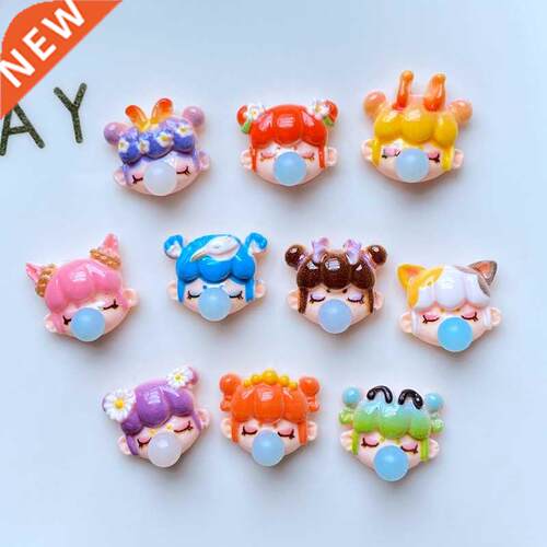 20Pcs New Cartoon Lovely Mini Princess Flat Back Resin Caboc