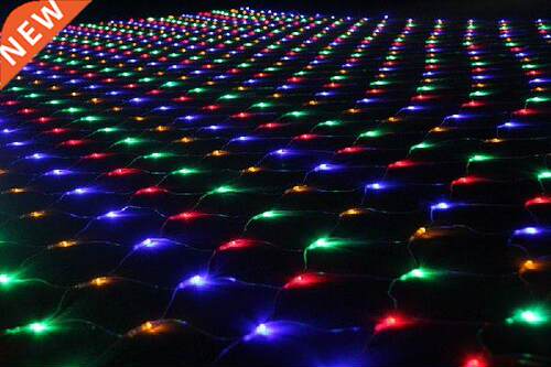 220V 1.5*1.5m 96 Led net string light Christmas lights