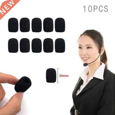 10pcs 30mm Soft Elastic Sponge Lavalier Microphone Sponge He