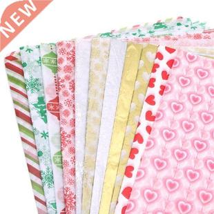 10Pcs/bag 50*66 cm Snowflake Print Wrapping Tissue Paper