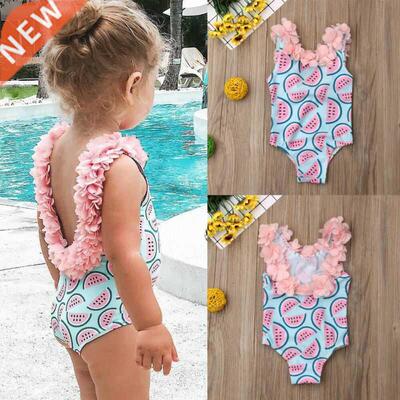 2020 Hot Sale Toddler Infant Baby Girls Watermelon Swimsuit