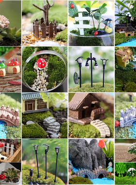 Mini Craft Figurine Plant Pot Garden Ornament Miniature Fair