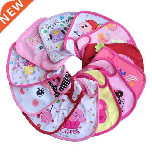 3PC/LOT Mixed sales cotton baby bibs waterproof infant bibs(