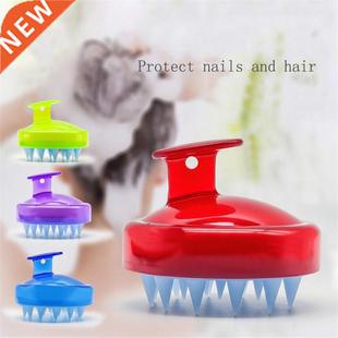 Mini Scalp Massager Clean Brush Dandruff Silicone Wet Dry Ho