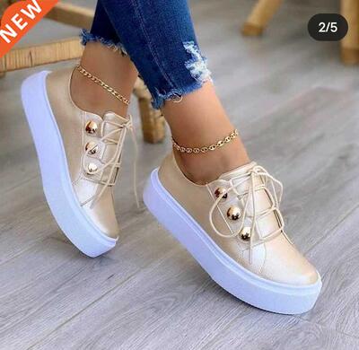 Womens big plus size black Flats Sneakers Women Shoes ladies