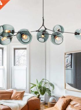 Nordic Loft Garllery Glass Pendant Light Art Molecular e Des