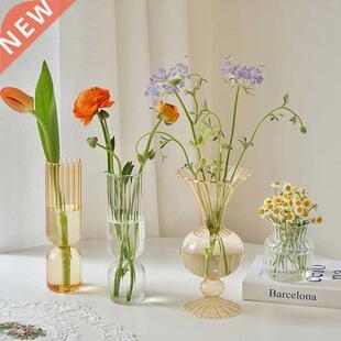 Ins Style Glass Vase Creative Flower Vase Plant Pots Home De