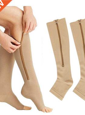 Copper Compression Sock Compression Stockings zipper compres