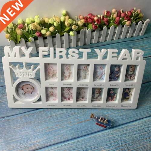 My First Year Baby Keepsake Frame 0-12 Months Pictures Photo
