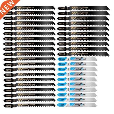 20Pcs/40Pcs Jg Saw Blade Electrc Set Metal Wood Assorted B