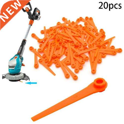 20Pcs Plastic Grass Trimmer Blades Replacement For Gardena