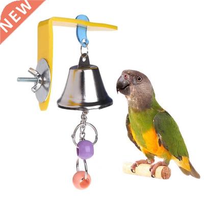 Parrot Bell Toys Birds Chewing Hanging Swing Cage Toy Bite A