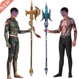 Aquaman Cosplay Costume Zentai Arthur Curry Orin Superhero B