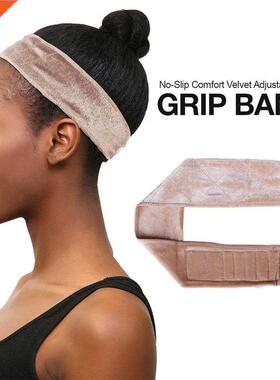 Akono Flexible Velvet Wig Grip Scarf Head Hair Band Wig Band