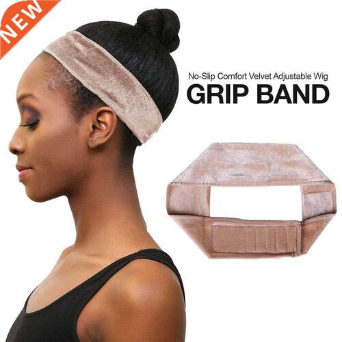 Akono Flexible Velvet Wig Grip Scarf Head Hair Band Wig Band