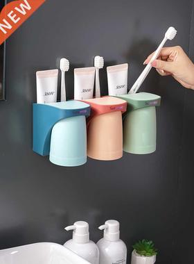 Toothbrush Holder Hole-Free Net Red Household Toothbrush