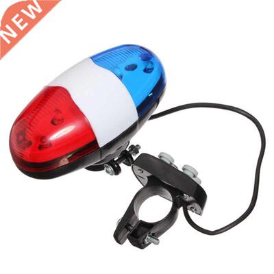 Bicycle 6 Flashing LED 4 Sounds Police Siren Trumpet Horn Be