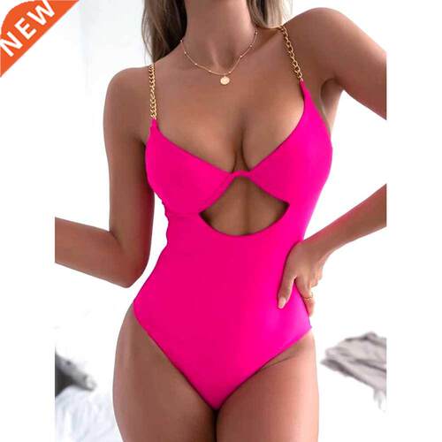 Europeanand American bikini fashion trend one-piece swimsuit