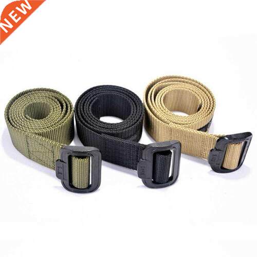 Military Men Tactical Belt Accessories Nylon Fabric Adjustab